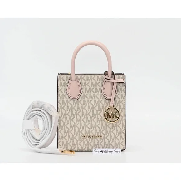 Michael Kors Beige and Pink Mini Bag - Picture 1 of 9
